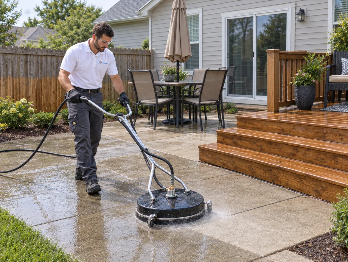 Patio, deck and fence cleaning